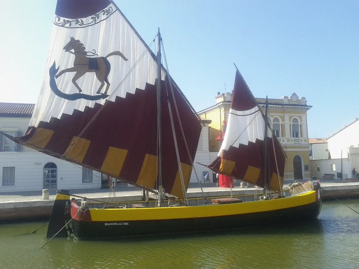 Traditional wooden Adriatic sailing boat under sail, the craft tradition behind the Sail Away Korcula cruise
